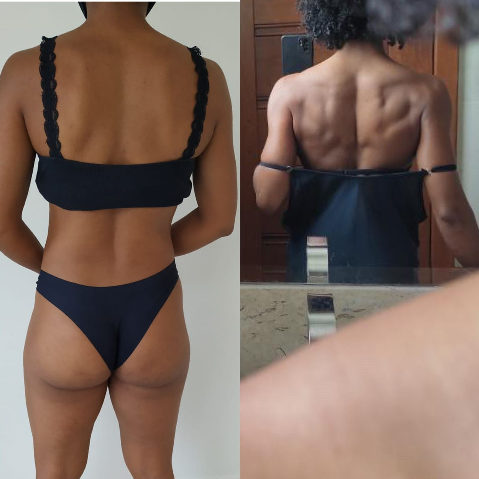 Resultado antes e depois aluna Natflix 2