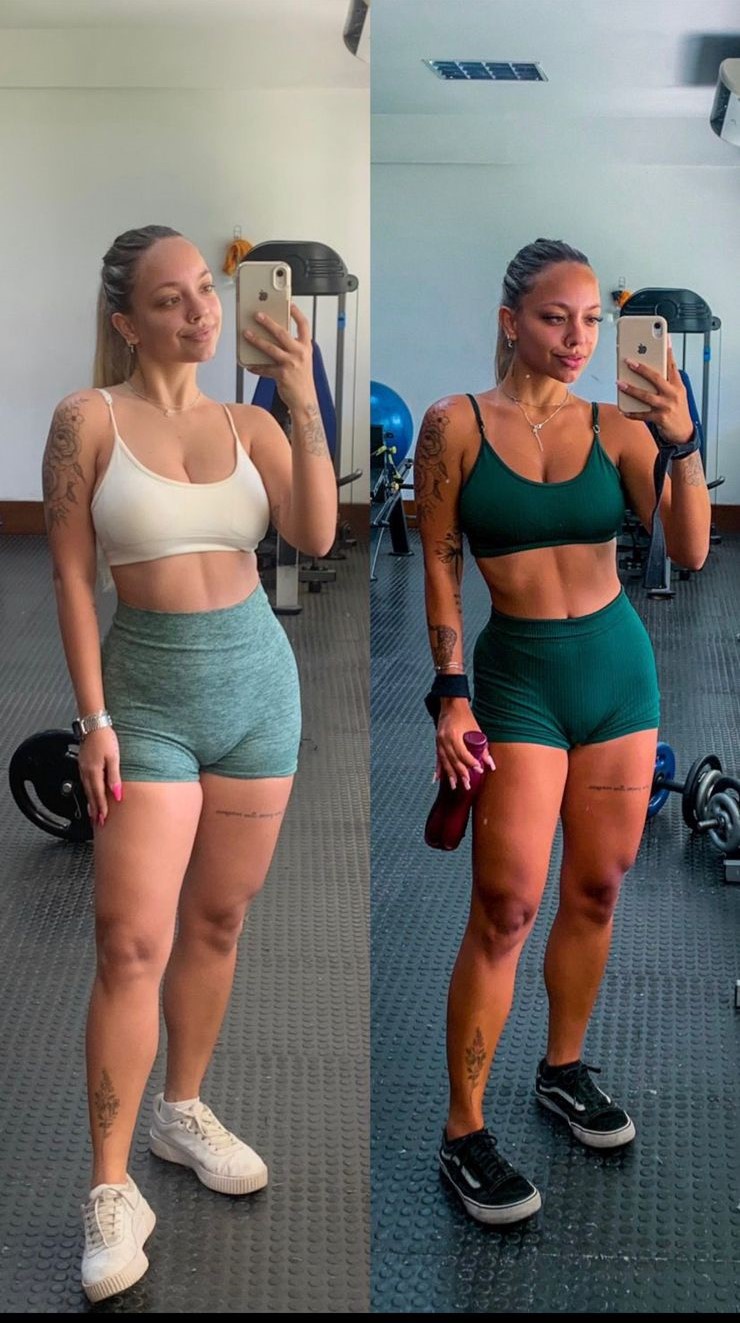 Antes e depois aluna Natflix Fitness 10
