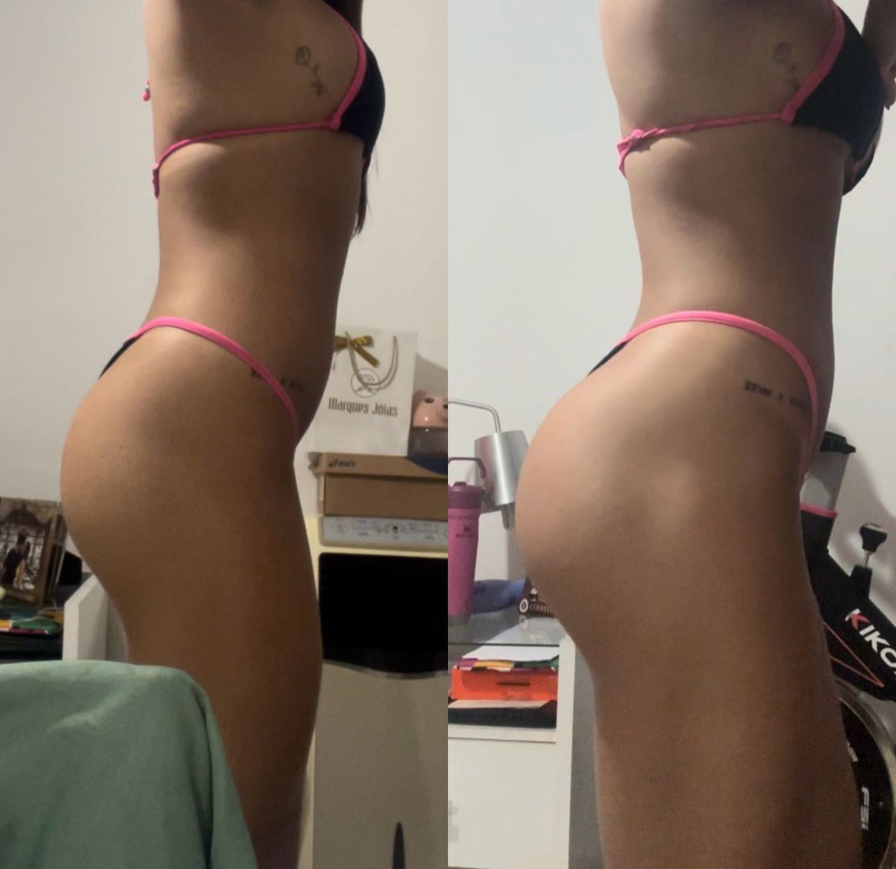 Antes e depois aluna Natflix Fitness 15